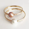 Bangle GIGI - pink Edison pearl (B408)