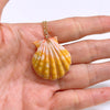 Large sunrise shell necklace ( 1.25” -1.5” shell)