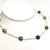 Necklace PUALANI - multicolor Tahitian pearls