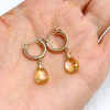 Earrings NOELA - citrine (E626)