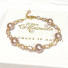 Bracelet ERIS - pink Edison pearls (B515)