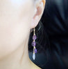 Earrings EMEIL - amethyst (E470)