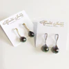 Earrings CASI - tahitian pearls (E450)