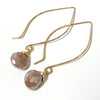 Earrings KALENA - mystic moonstone (E491)