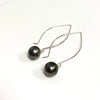 Earrings KALENA - Tahitian pearls (E396)