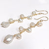 Earrings CHARIS - keshi pearls (E618)