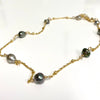 Keshi Tahitian pearls anklet (B467)