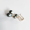 Earrings ENEA - Keshi tahitian pearl (E471)