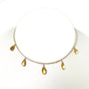 Necklace IVANNA - citrine (N332)