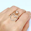 Ring Eden - pink Edison pearl (R186)