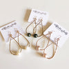 Earrings ETHEL - tahitian pearl (E524)