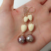 Pikake earrings - Edison pearl (E566)