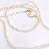 Necklace CELIA - white keshi pearls
