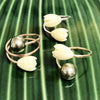 Pikake necklace - tahitian pearl  (N327)