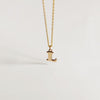 Initial charm necklace (N283)