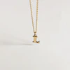 Initial charm necklace (N283)