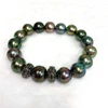 Bracelet ALMA - Tahitian pearls stretchy bracelet (B479)