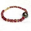 Bracelet MAYRA  - pink tourmaline (B496)