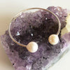 Cuff Adora - white pearls (B247)