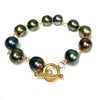 Bracelet GILLIA - baroque Tahitian pearls  (B437)