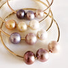 Bangle PAIGE - gold edison pearls (B255)