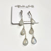 Earrings Adele - moonstone (E346)