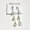 Earrings Adele - moonstone (E346)