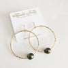 Earrings Sirena - Tahitian pearls (E319)