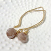 Earrings KALENA - mystic moonstone (E491)