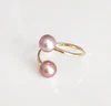 Ring Leia - pink pearls  (R143)