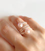 Ring IHILANI - pink Edison pearls (R172)