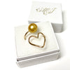 Ring EDEN - gold south sea pearl (R212)