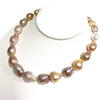 Necklace JACQUELINE - Baroque Edison pearls necklace (N354)