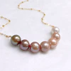 Necklace ANUENUE - ombré Edison pearls ( N437)