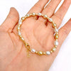 Bracelet ARIA - south sea keshi pearls (B518)