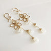 Earrings Suri - Tiare & moonstone (E512)