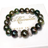 Tahitian pearls stretchie bracelet