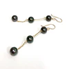 Earrings PUALANI - Tahitian pearls (E592)