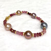 Bracelet ERIS - Pink tourmaline bracelet (B503)