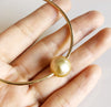 Bangle MIKA- golden south sea pearl (B358)