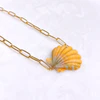 Sunrise shell choker - large shell (1-1.25”)