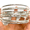 ATHENA bangles set - 4mm heirloom bangles (B457)