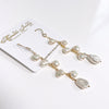 Earrings CHARIS - keshi pearls (E618)