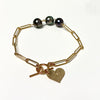 Bracelet LYLIA - Tahitian pearls (B443)