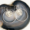 Large monstera hoops (E545)