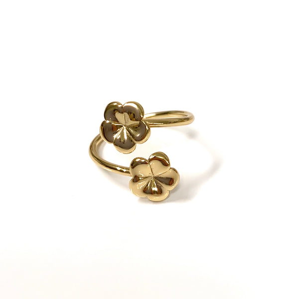 Plumerias cuff ring (R205)