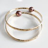 Bangle ALII - lavender Edison pearl (B343)