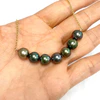 Necklace TEHINA - 7 Tahitian pearls necklace (N406)