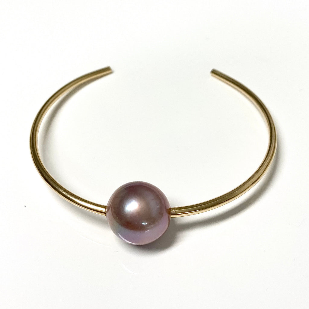 Cuff COCO - Pink Edison pearl (B445)