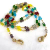 Rainbow zircon mask/ eyeglass chain